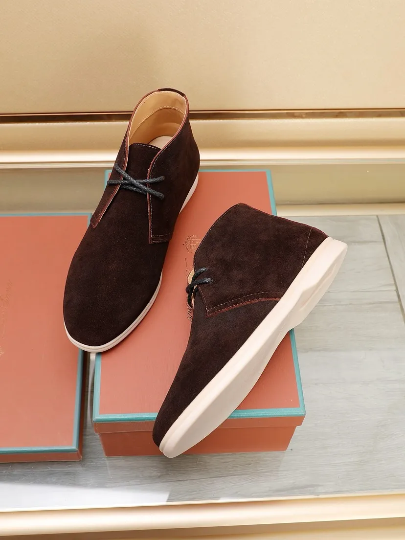 Men's Men's Shoes💰Men's Shoes💰440💰【loro piana】The new moccasins are made of water-repellent treated suede uppers with rubber soles, a classic. The complex craftsmanship and meticulous structure make the shoes light and soft, allowing you to walk comfortably and freely. Perfect for wearing at the beach or out in the water during the summer. Men’s size: 38-45